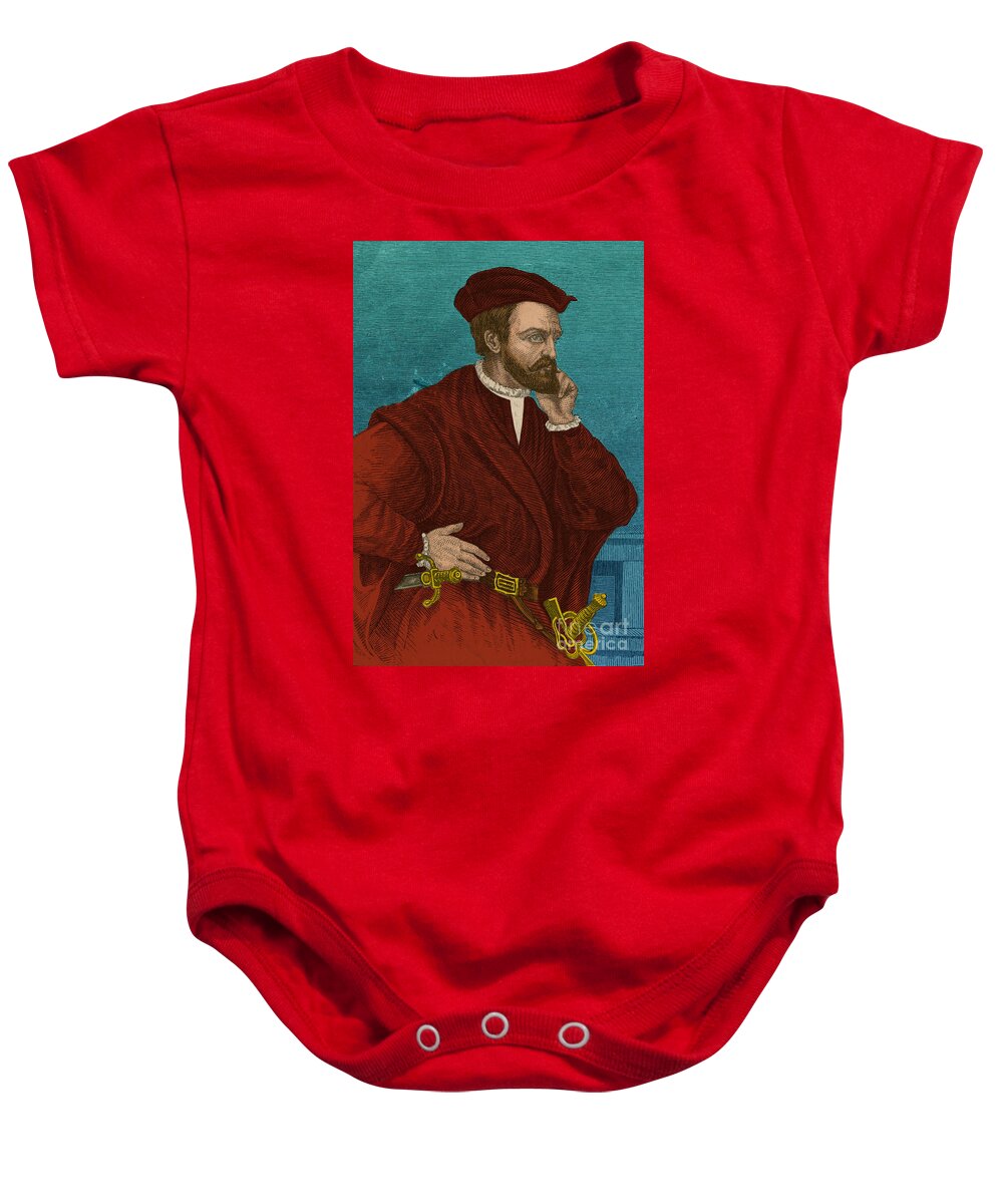 Jacques Cartier French Explorer Onesie For Sale By Photo Researchers