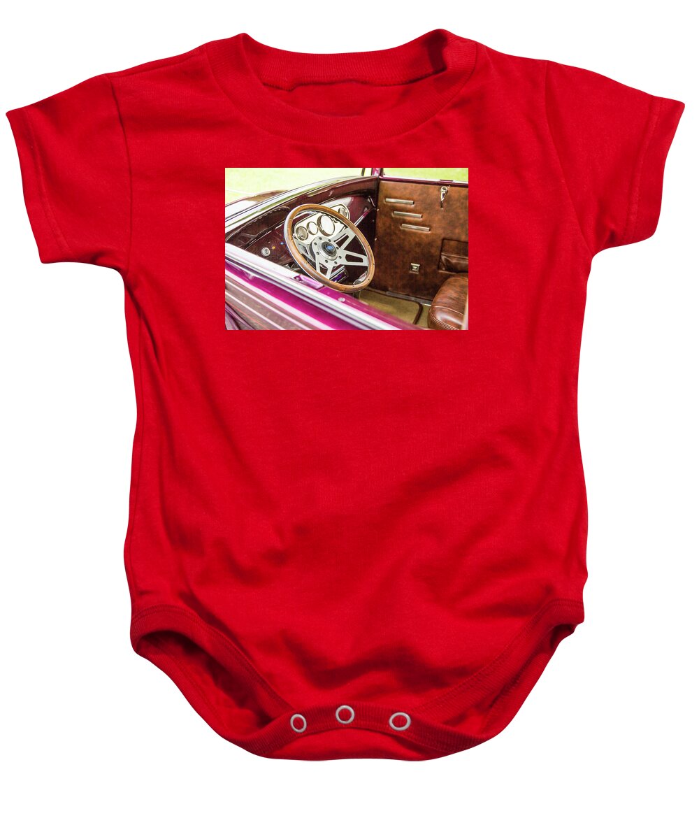 1929 Ford Model A Baby Onesie featuring the photograph 1929 Ford Model A 5511.11 by M K Miller
