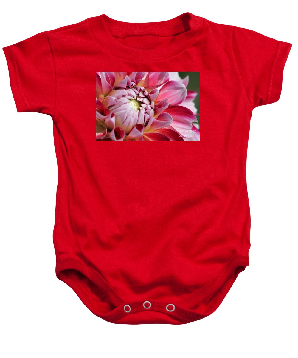 Mccombie Baby Onesie featuring the photograph Dahlia named Hawaii #2 by J McCombie