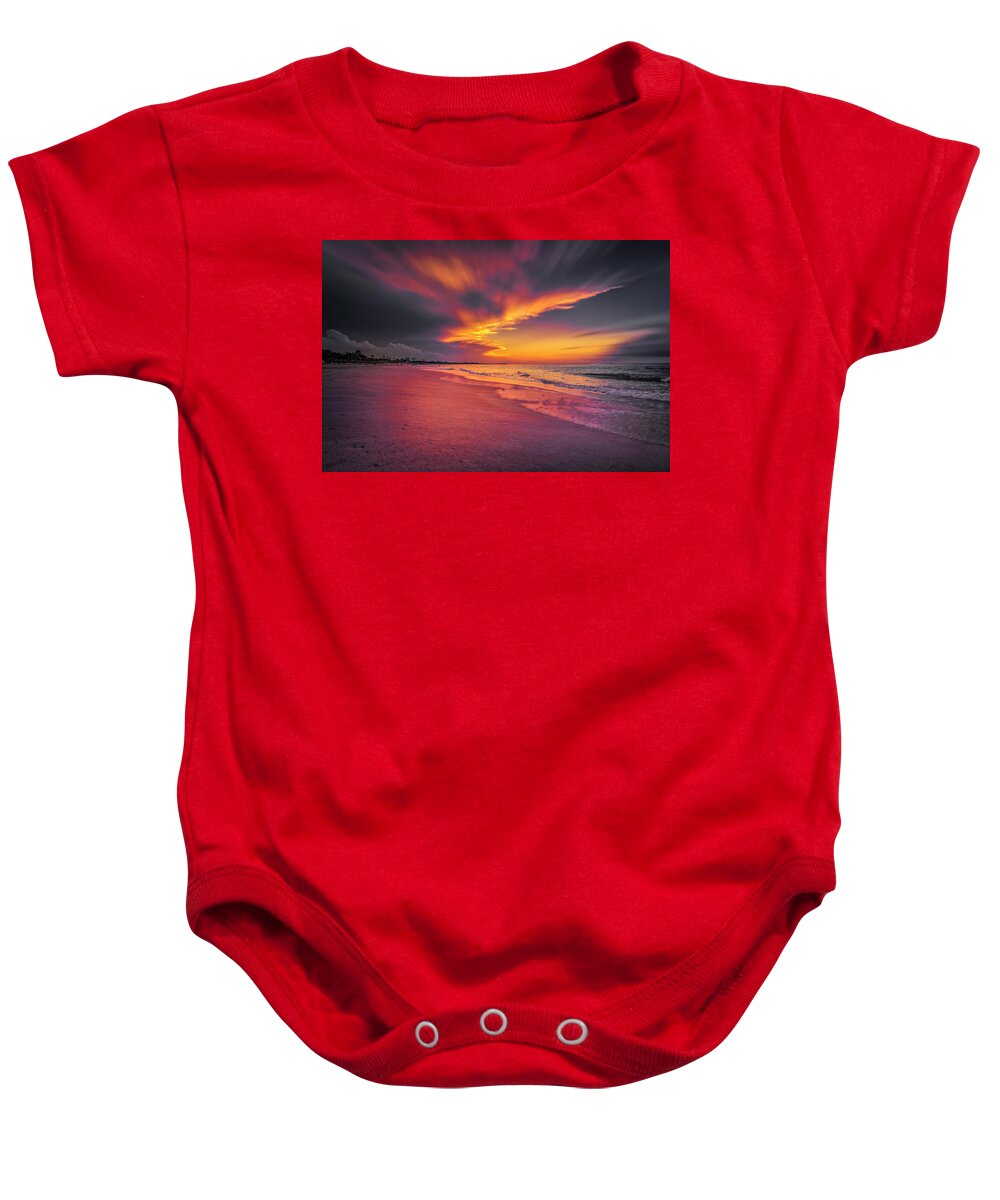 Dominican Republic Baby Onesie featuring the photograph Dominicana Beach #4 by Peter Lakomy
