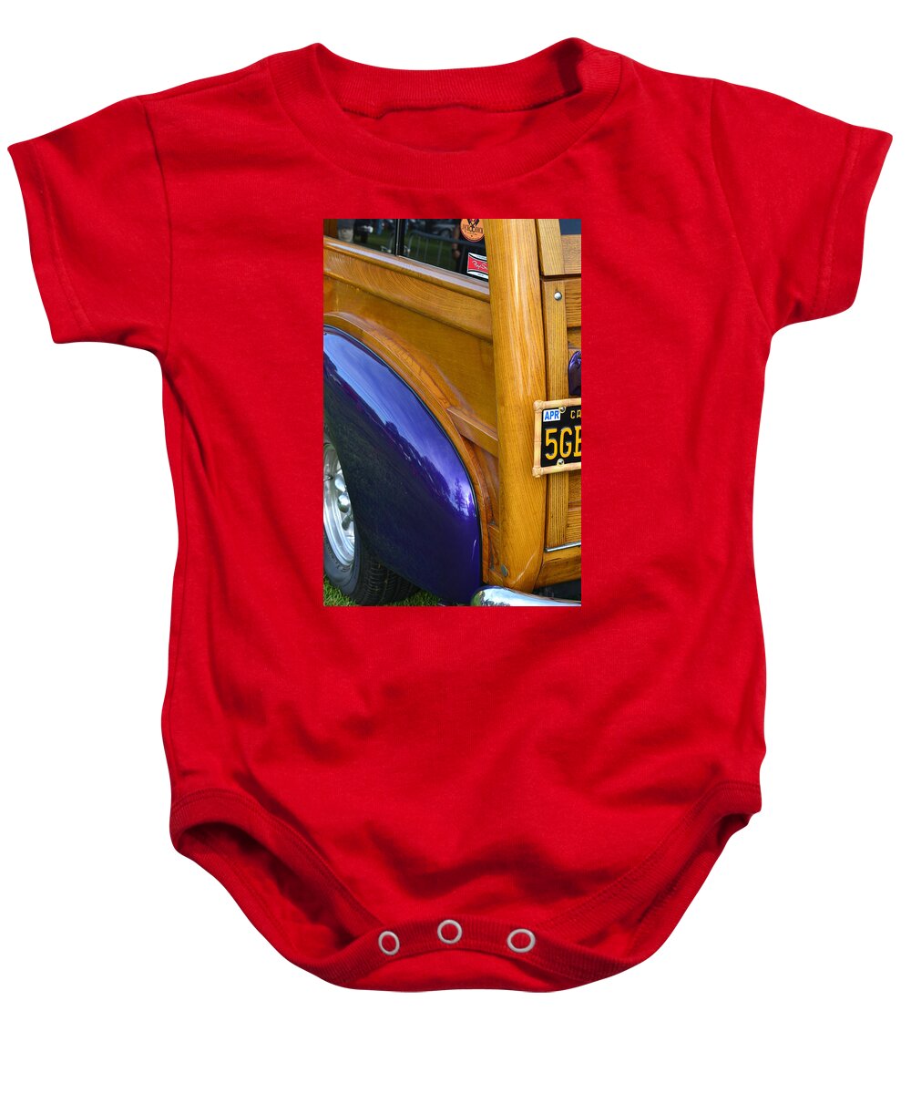  Baby Onesie featuring the photograph Woodie by Dean Ferreira