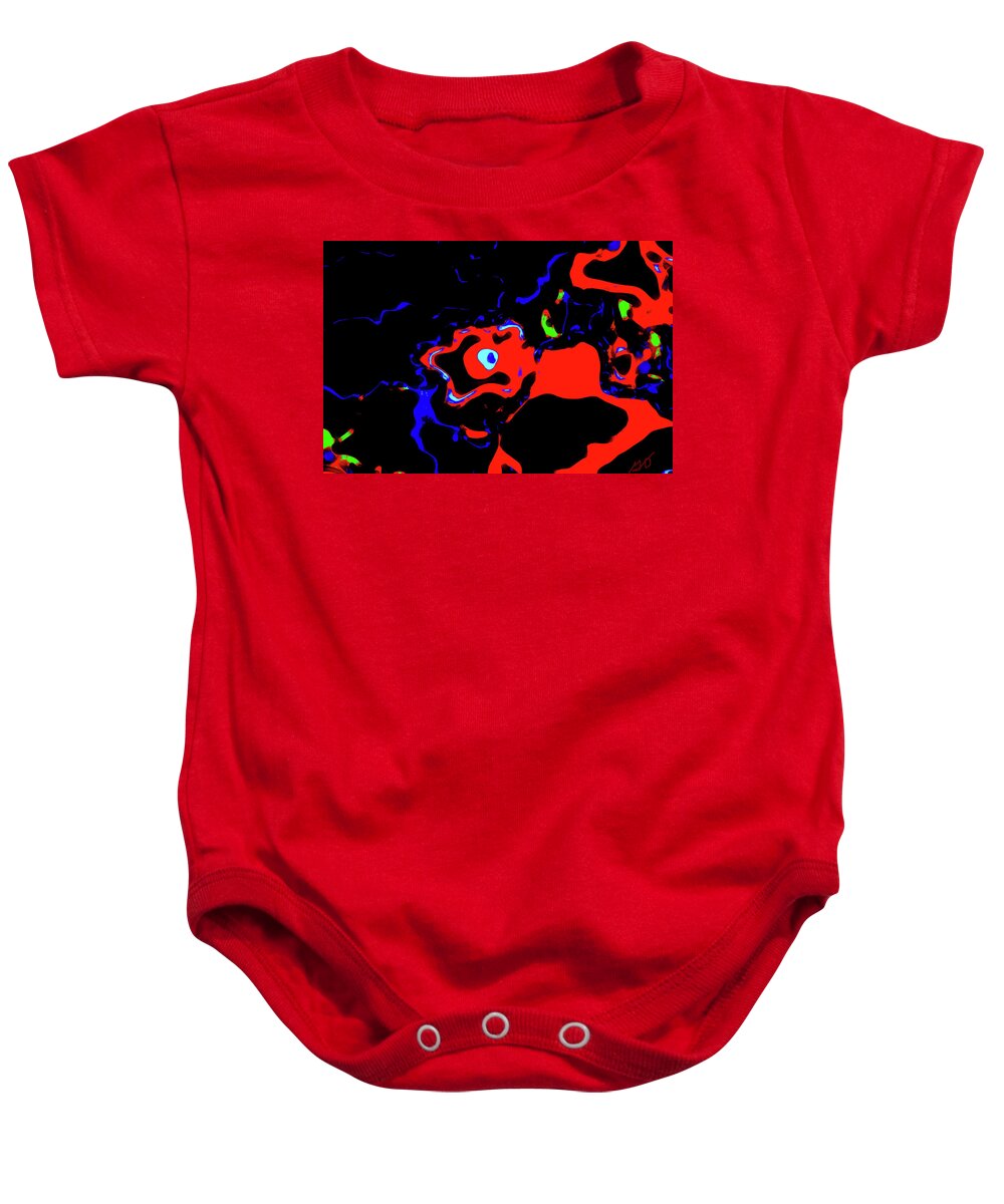 Abstract Baby Onesie featuring the photograph Abstract Cloud Fun by Gina O'Brien