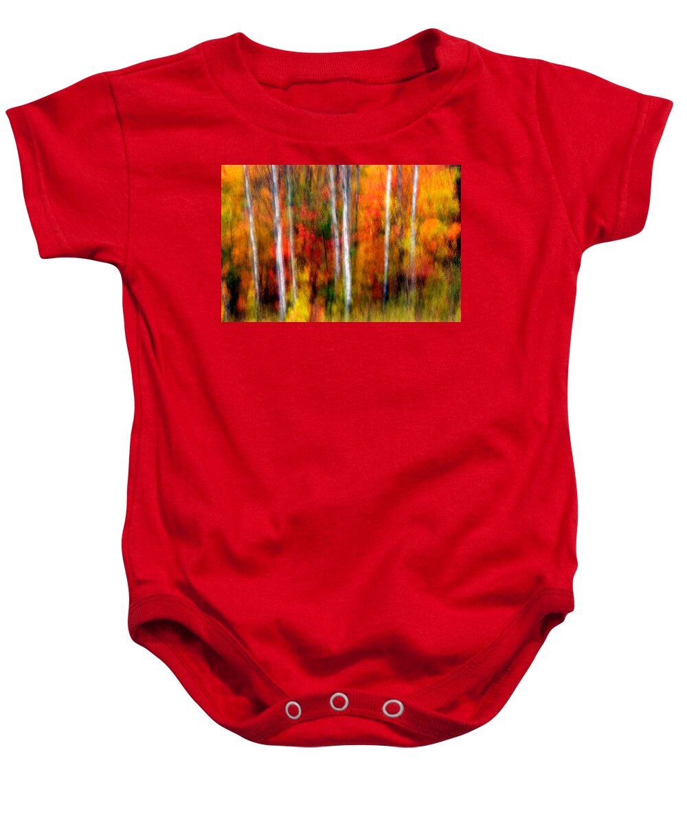Canada Baby Onesie featuring the photograph Autumn Dreams by Doug Gibbons