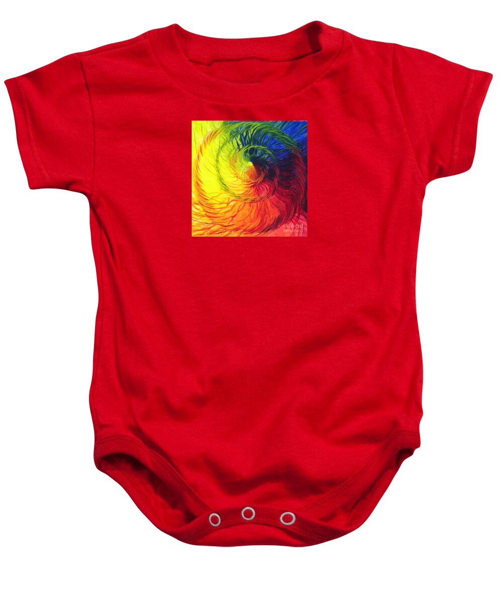 Color Baby Onesie featuring the painting Color by Jeanette Jarmon