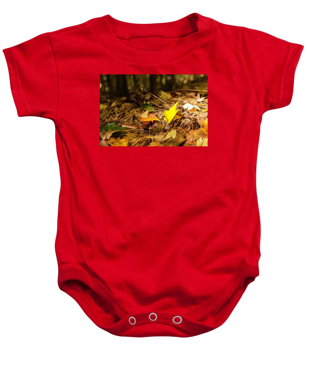 Fall Baby Onesie featuring the photograph Fall in New Hampshire by Benjamin Dahl