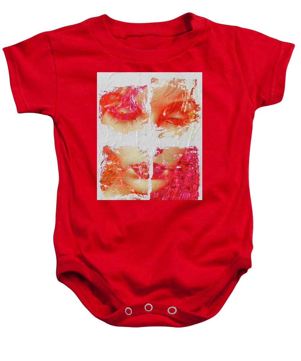 Woman Baby Onesie featuring the photograph Feeling splitted by Gabi Hampe