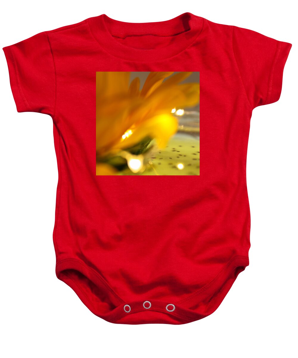 Tulip Baby Onesie featuring the photograph Glow by Bobby Villapando
