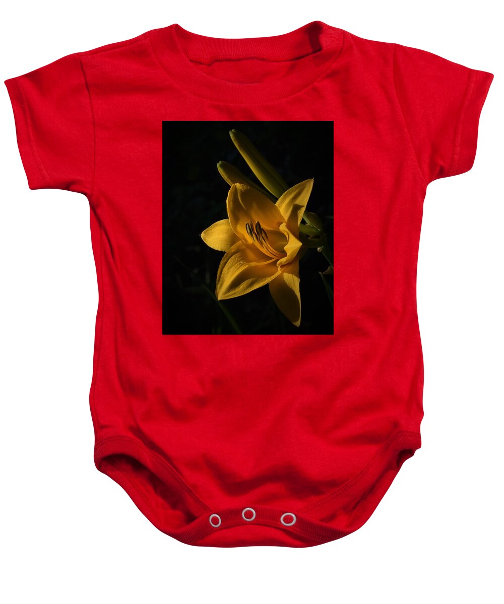 Daylily Baby Onesie featuring the photograph Grand Opening by Chip Gilbert