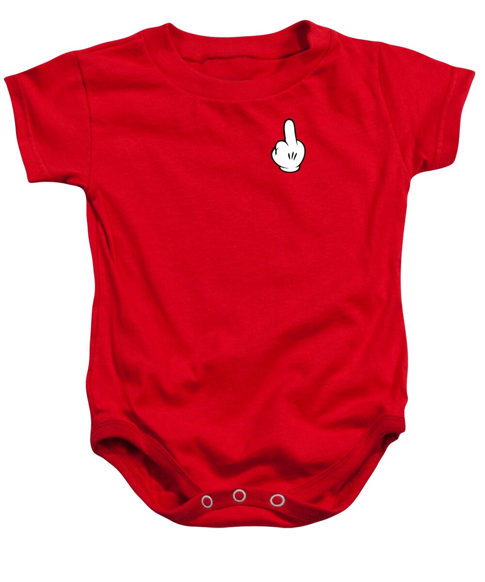 Youtube Baby Onesie featuring the digital art Haters Gonna Hate by Philipp Rietz