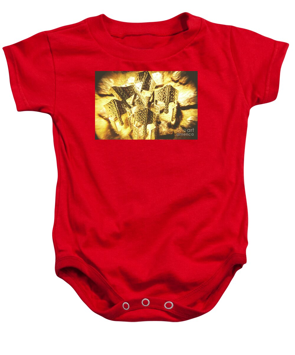 Roman Baby Onesie featuring the photograph Helm of power by Jorgo Photography