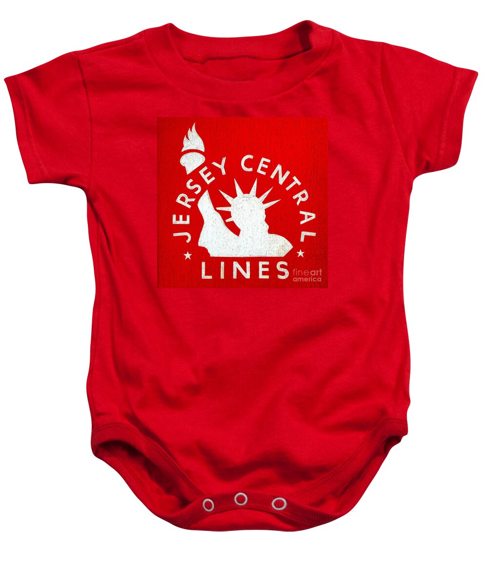 Jersey Baby Onesie featuring the photograph Jersey Central Lines by Olivier Le Queinec