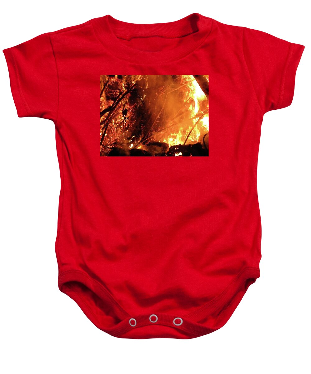 Fire Baby Onesie featuring the photograph Layers below by Azthet Photography