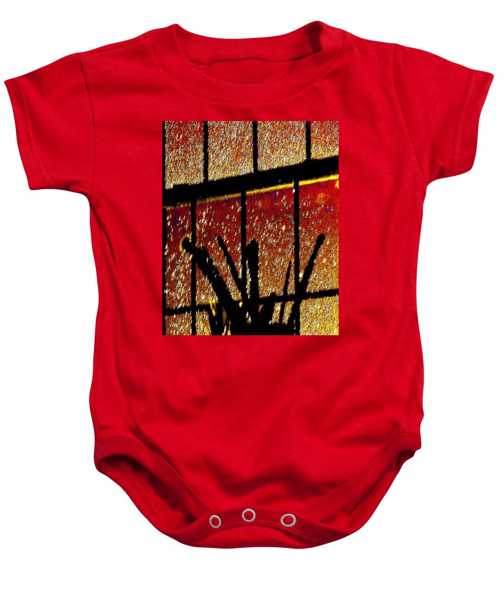 Paint Brush Baby Onesie featuring the digital art My Brushes With Inspiration by Vincent Green