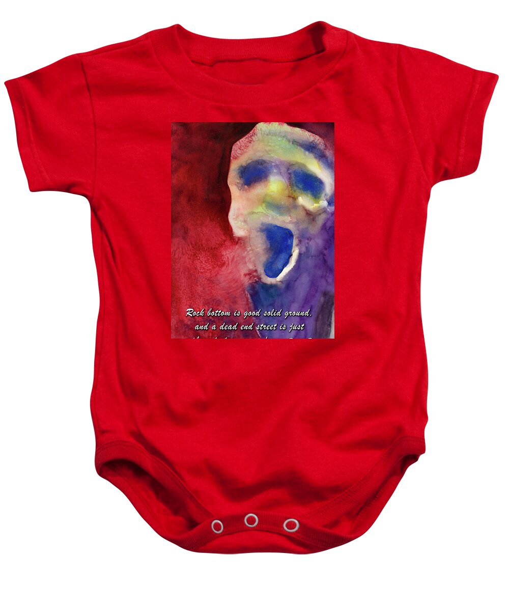 Rock Bottom Baby Onesie featuring the photograph Rock Bottom by Rick Mosher