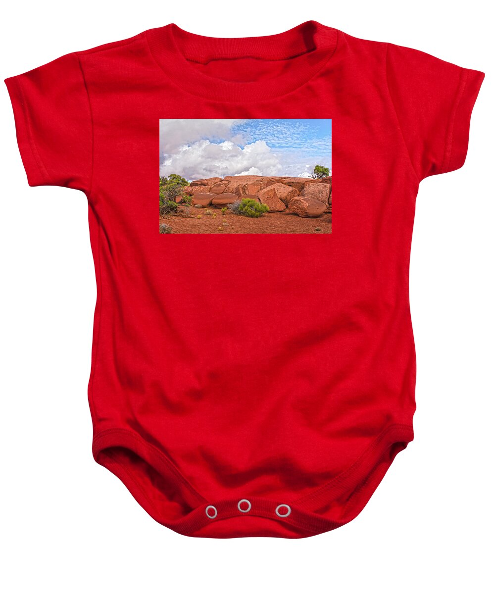 Canyonlands National Park Baby Onesie featuring the photograph Rock Garden In The Sky by Angelo Marcialis
