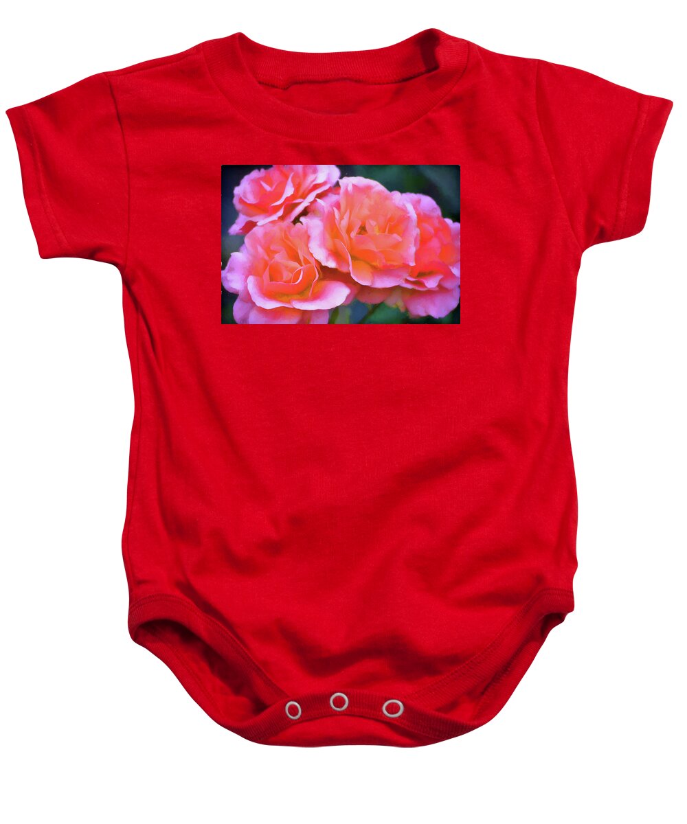 Floral Baby Onesie featuring the photograph Rose 369 by Pamela Cooper