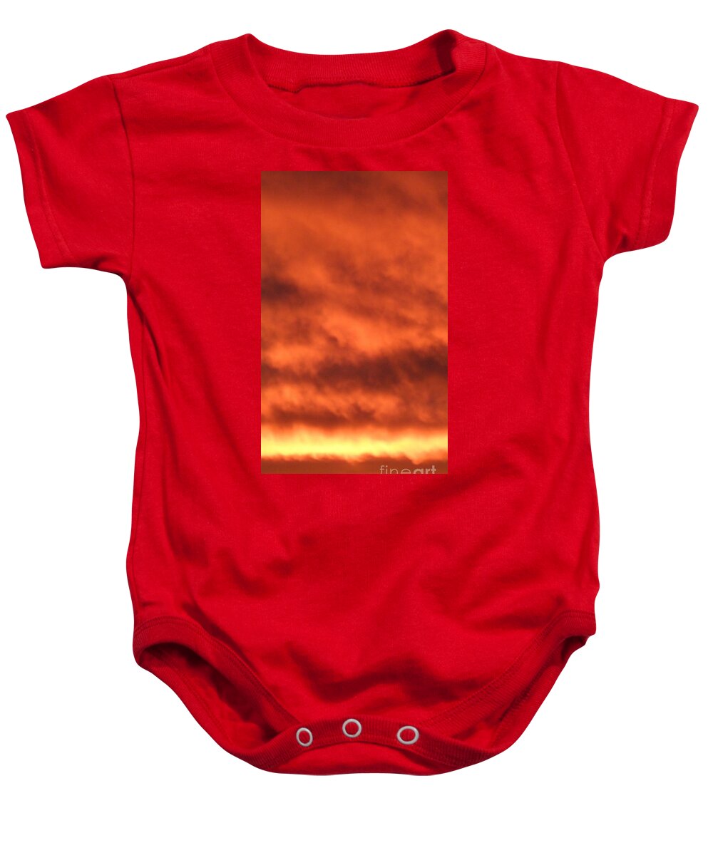 Amazing Vibrant Color Baby Onesie featuring the photograph San Francisco sunset 1-1 by J Doyne Miller