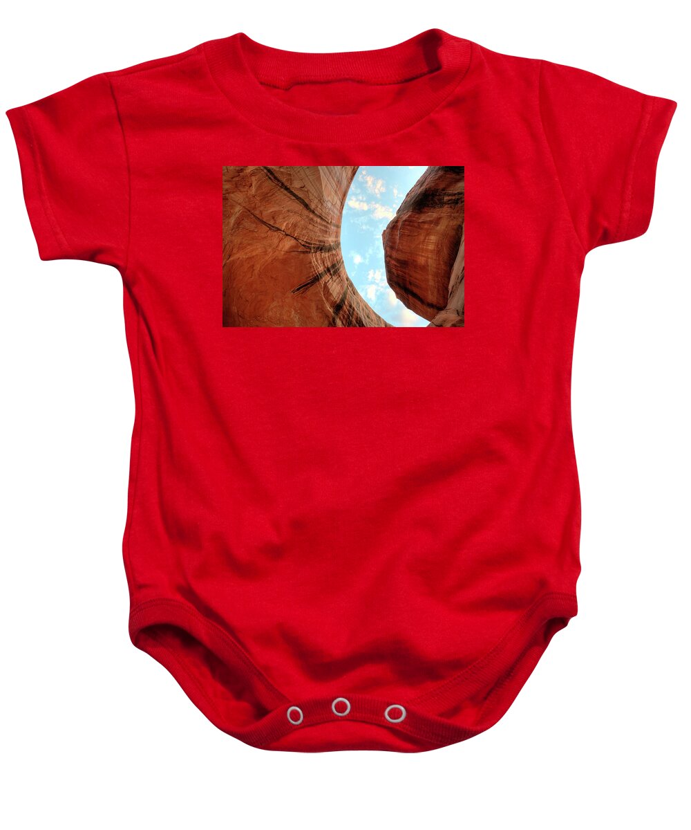 Bend Baby Onesie featuring the photograph Slice of Sky by David Andersen