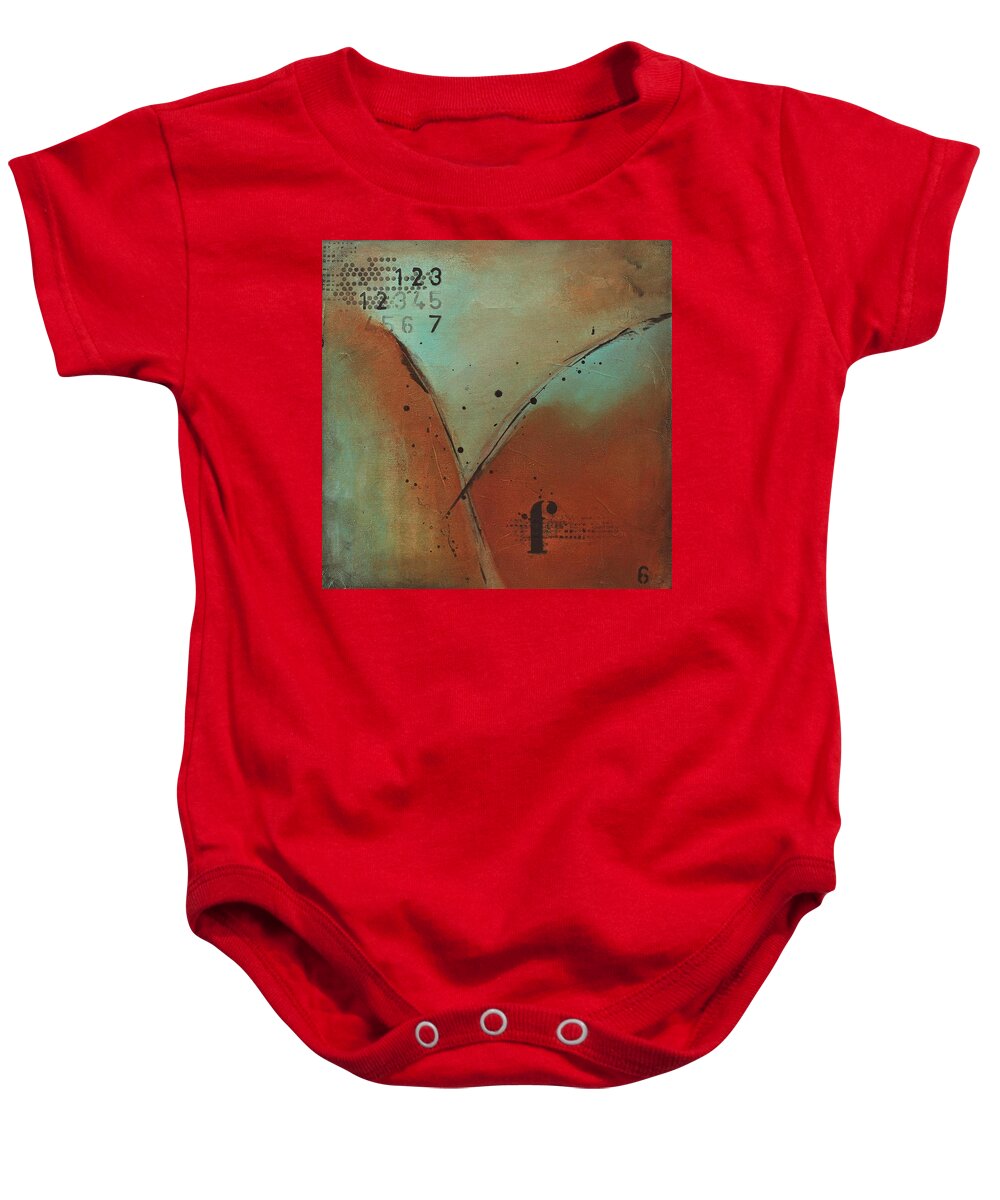 Acrylic Baby Onesie featuring the painting Think It 2 by Brenda O'Quin