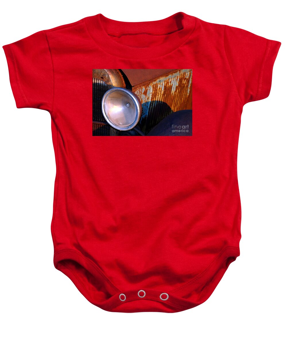 Route 66 Baby Onesie featuring the photograph Truck Light by Jim Goodman