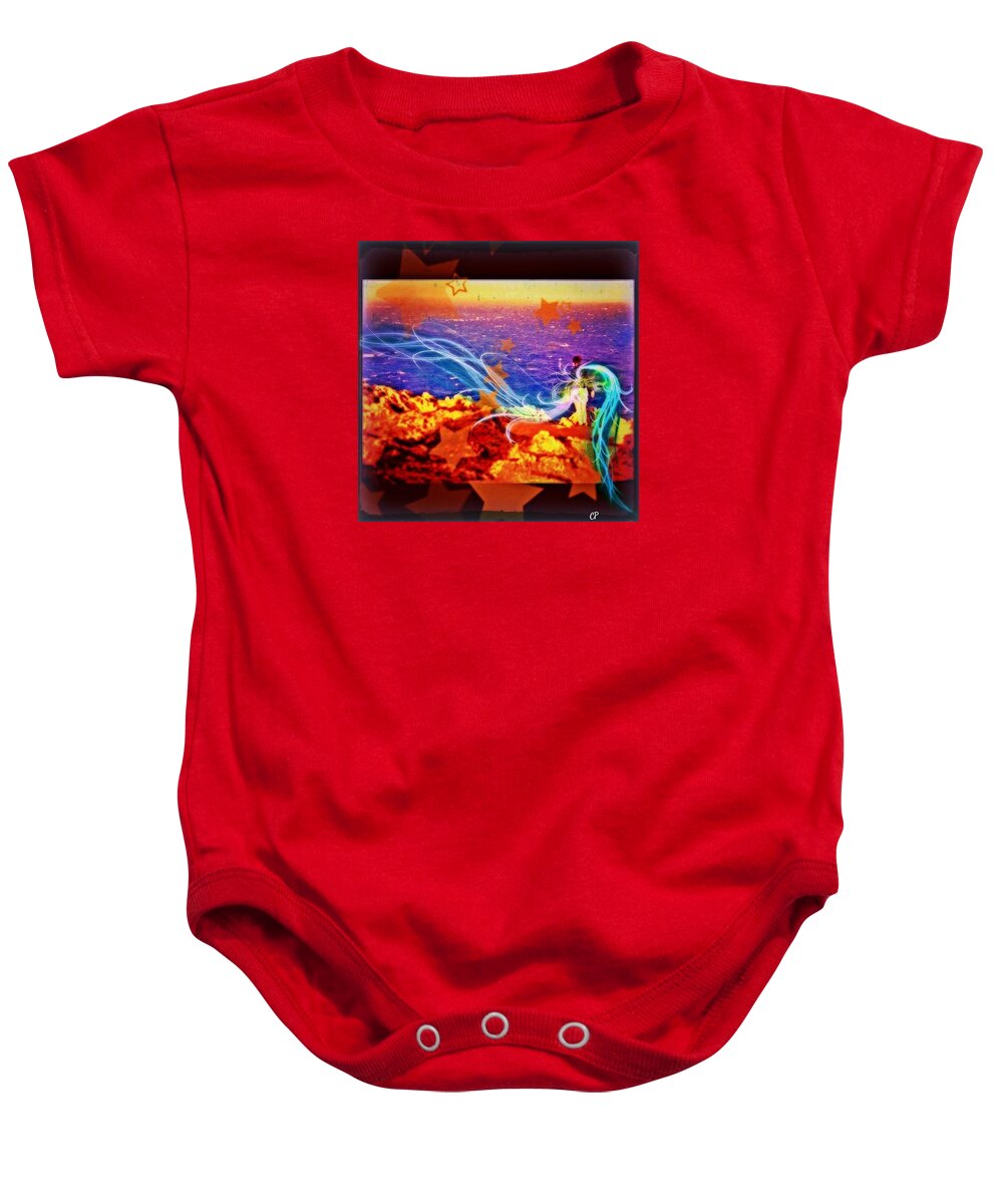 Landscape Baby Onesie featuring the photograph Viewfinder Sachael by Christine Paris