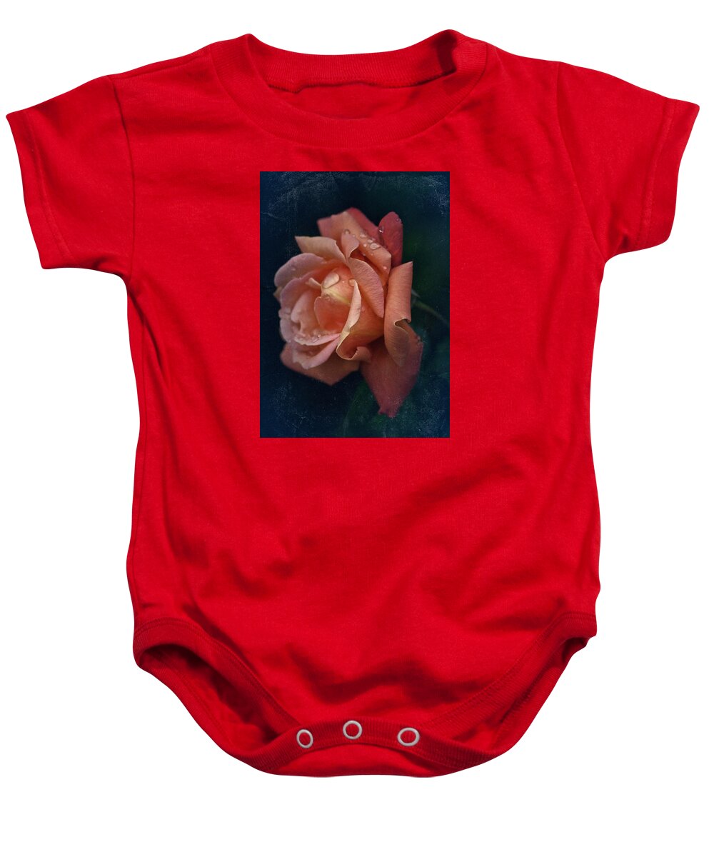 Rose Baby Onesie featuring the photograph Vintage Rose Oil by Richard Cummings