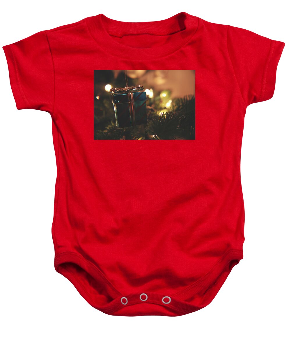 Christmas Baby Onesie featuring the photograph A Gift for You by Laurie Search