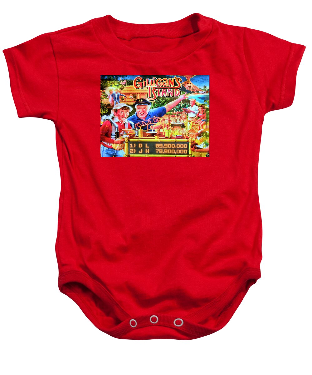 Gilligan Baby Onesie featuring the photograph Gilligan's Island Pinball by Dominic Piperata