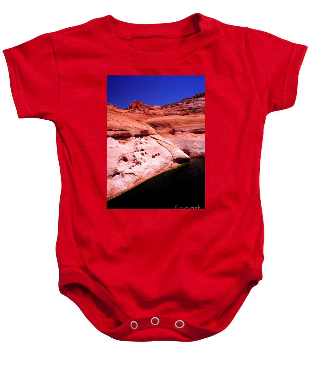Lake Powell Baby Onesie featuring the photograph Glen Canyon Colors by Thomas R Fletcher