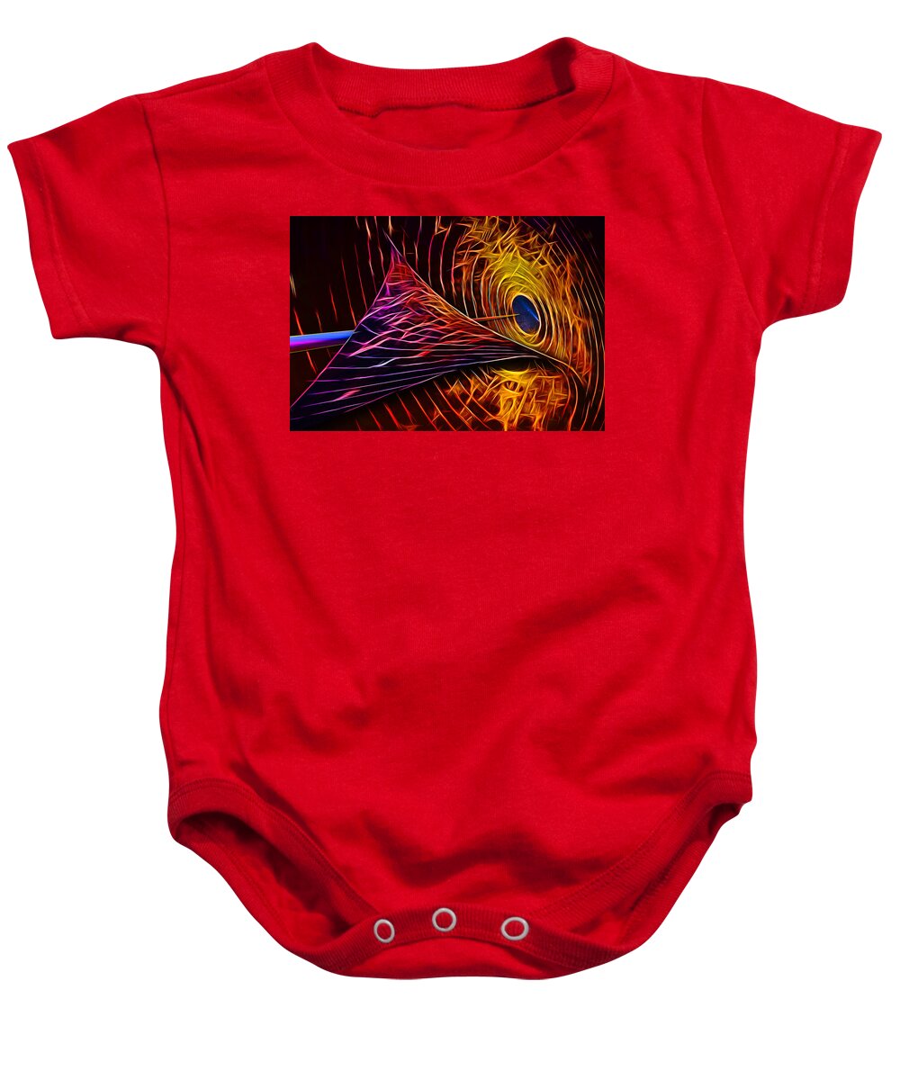 Peeling Back Time Baby Onesie featuring the photograph Parallel Time by Paul Wear