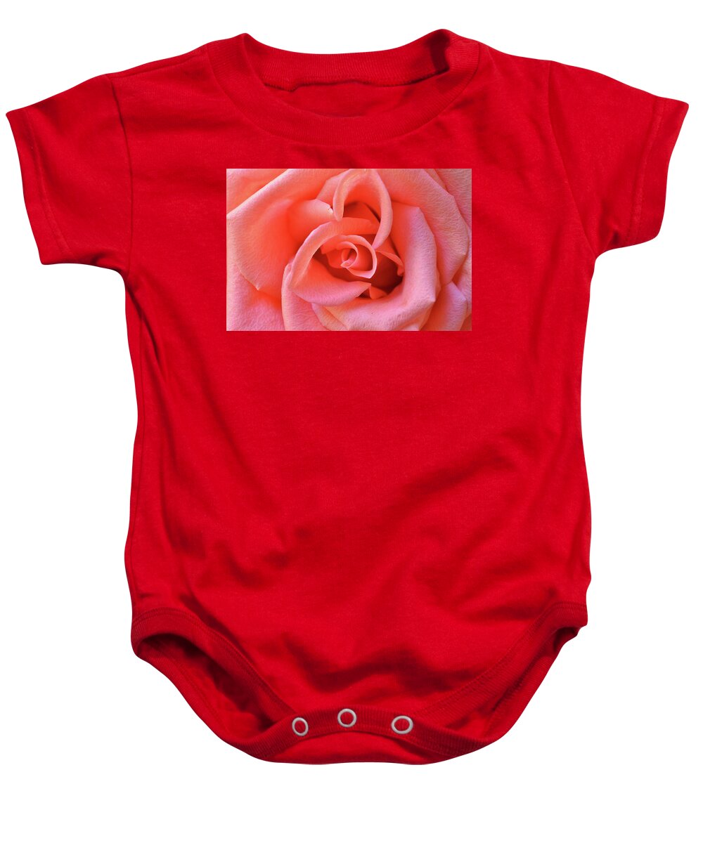 Coral Baby Onesie featuring the photograph Perfection by Michelle Wermuth