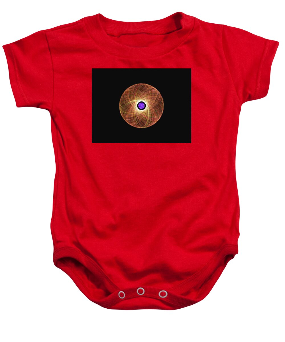  Baby Onesie featuring the digital art . #1 by April Cook