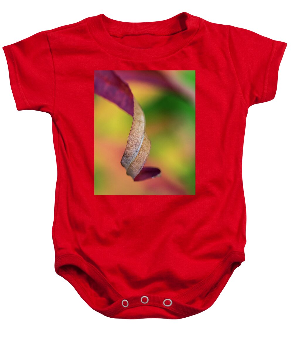 Curve Baby Onesie featuring the photograph Twist #1 by Lynn Wohlers
