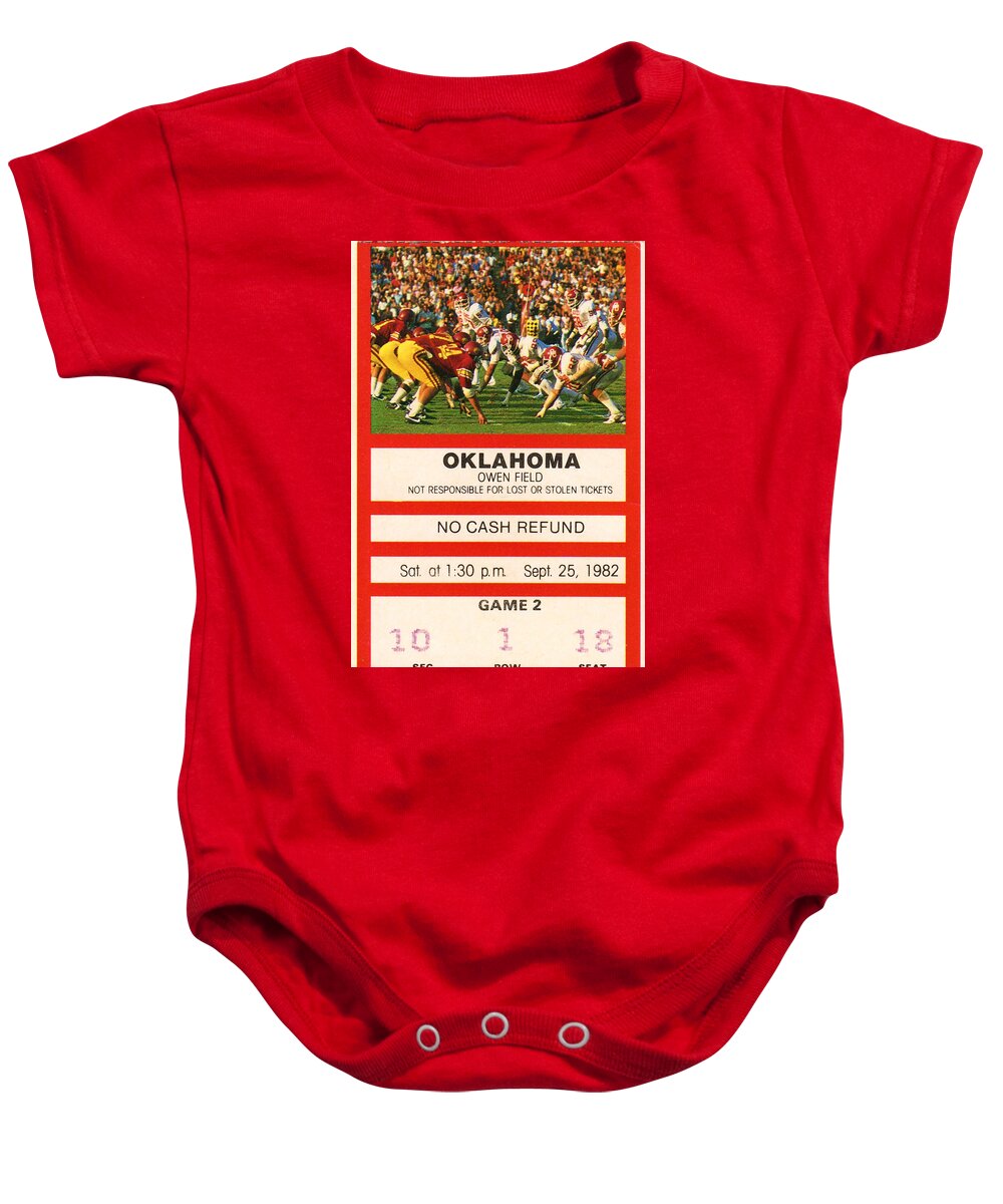  Baby Onesie featuring the photograph 1982 Oklahoma by Row One Brand