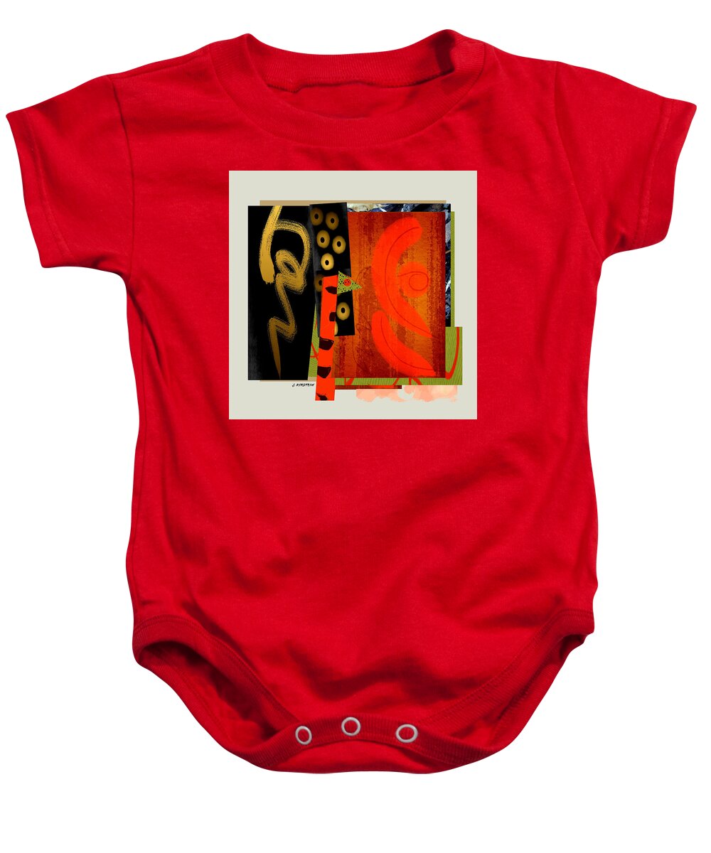 Giclee Prints Baby Onesie featuring the digital art Balancing Act 4 #2 by Janis Kirstein