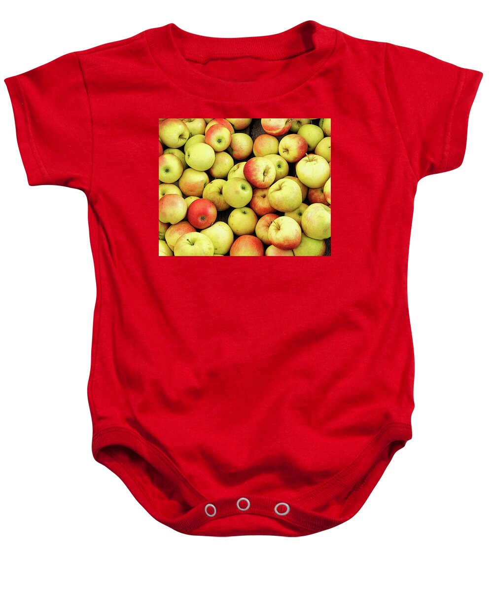 Apple Baby Onesie featuring the photograph Apple Season by Scott Olsen