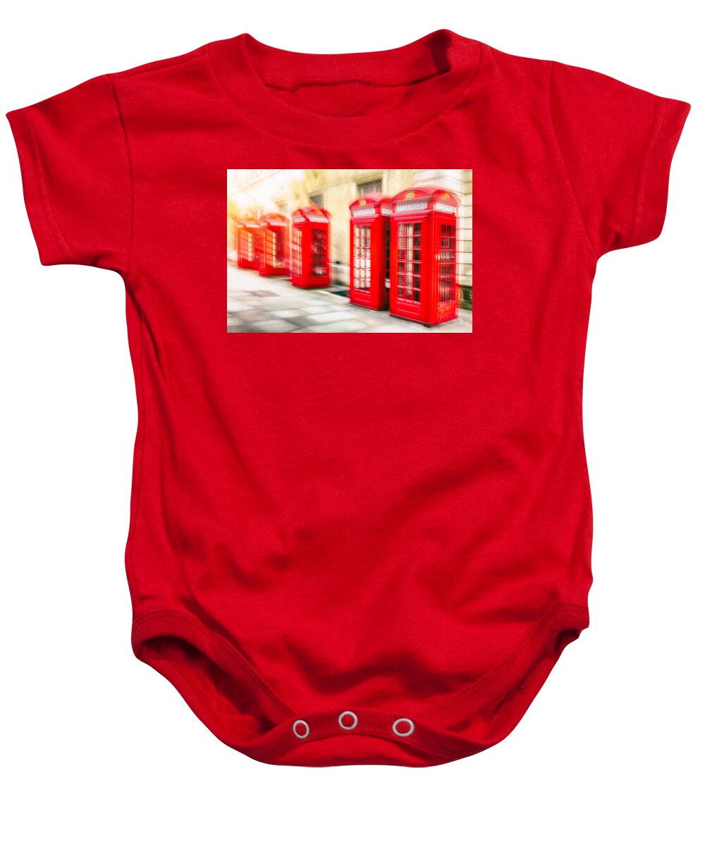 London Baby Onesie featuring the photograph At The Corner Of Broad Court by Iryna Goodall