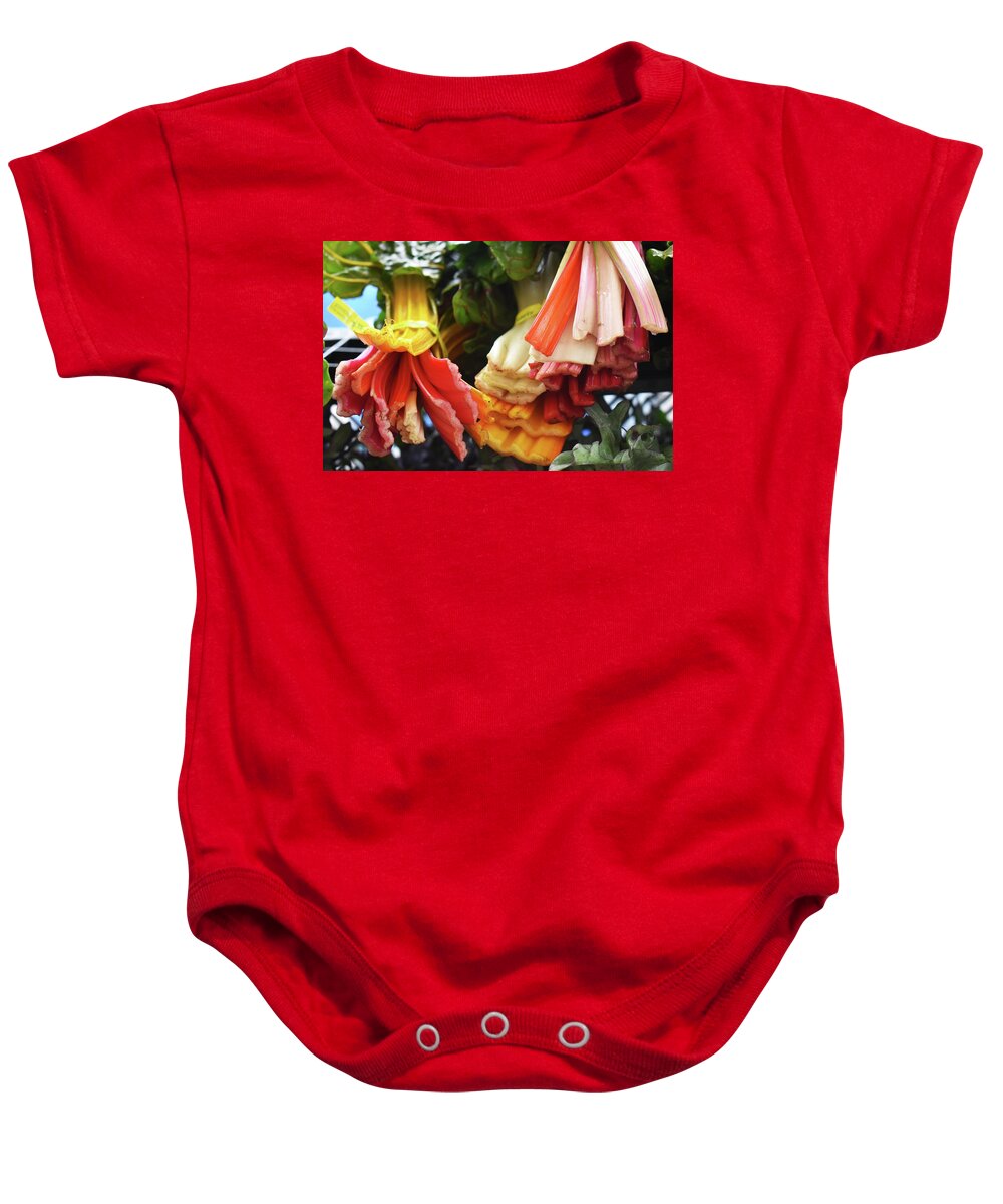 Chard Baby Onesie featuring the photograph Chard by D Patrick Miller