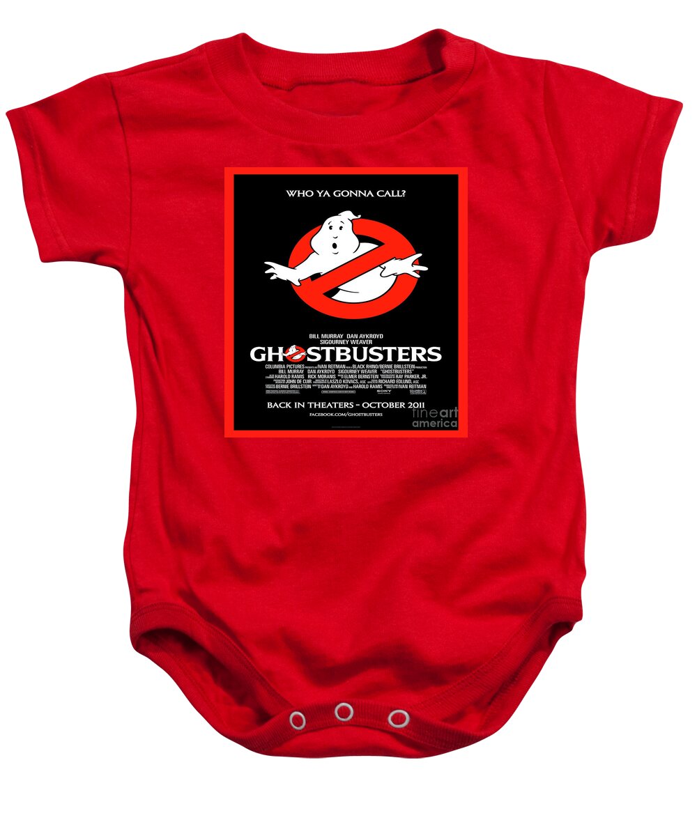 The Real Ghost Busters The Whole Crew Baby Romper Onezies 6-24 Month 
