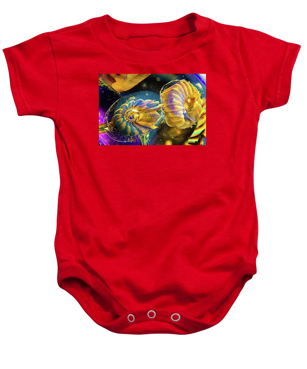 Hand Baby Onesie featuring the photograph Glass Nebula by Steven Nelson