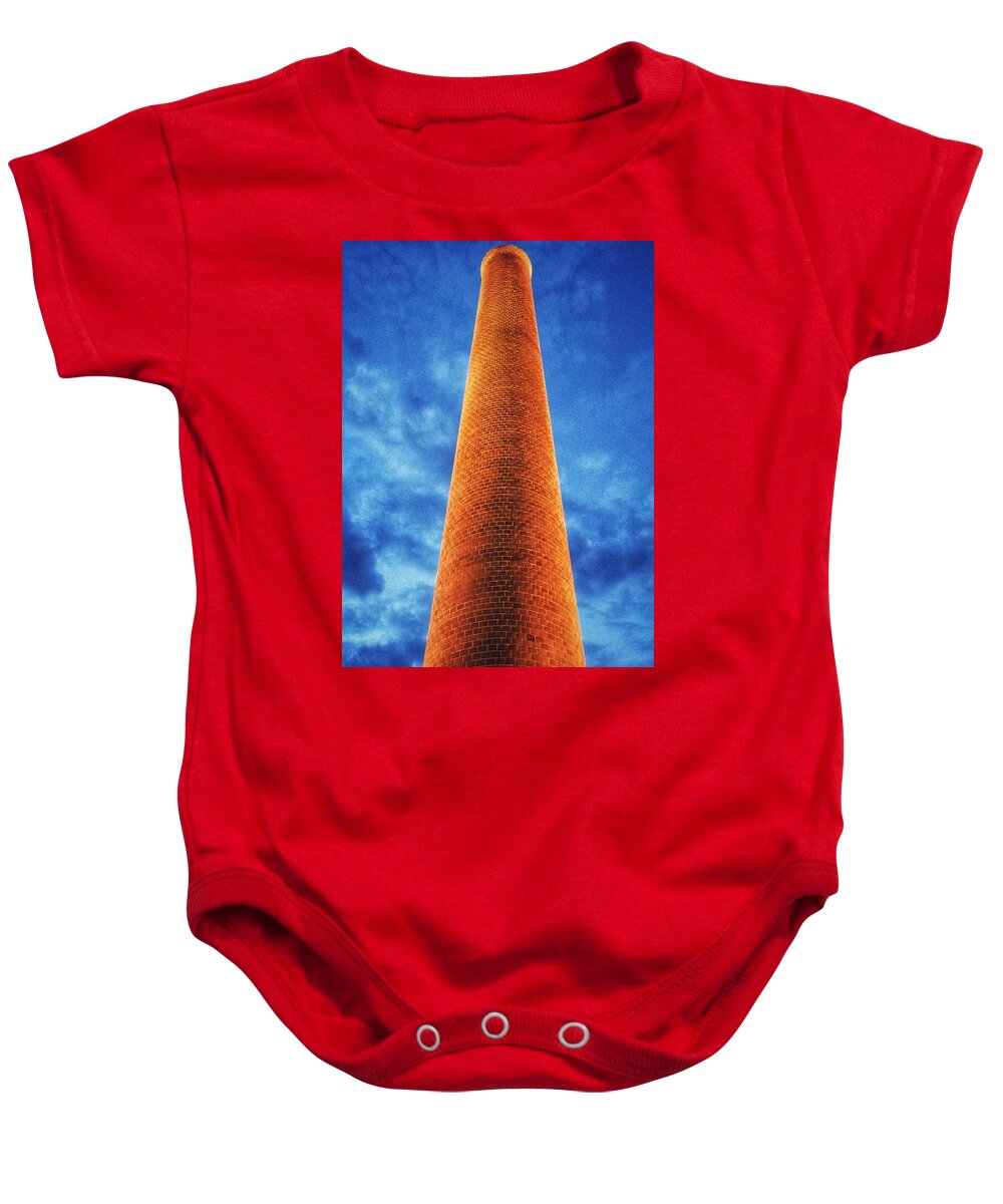 Photo Baby Onesie featuring the photograph Homestead Stacks 1 by Evan Foster