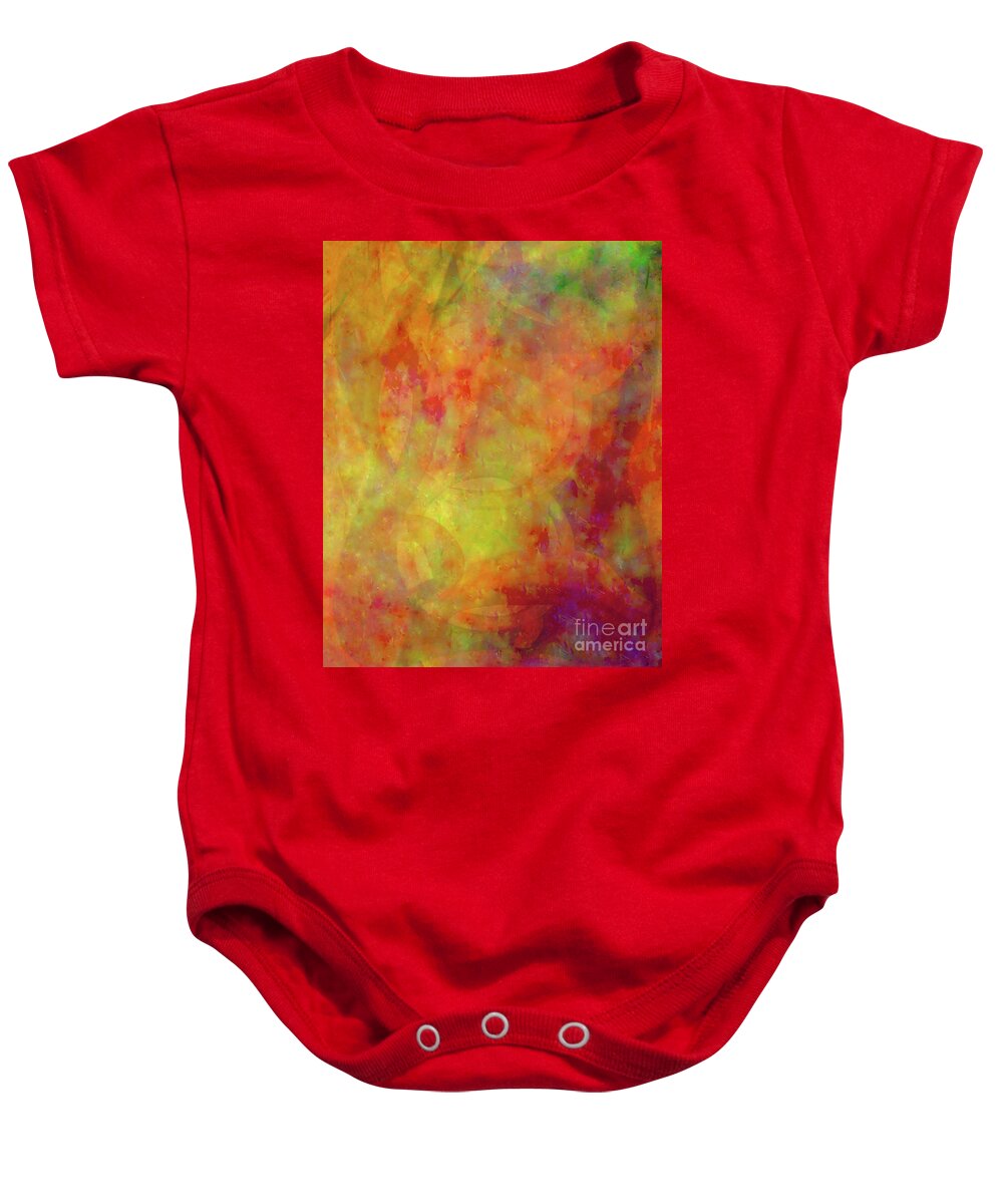 A-fine-art Baby Onesie featuring the mixed media Moonwalk by Catalina Walker