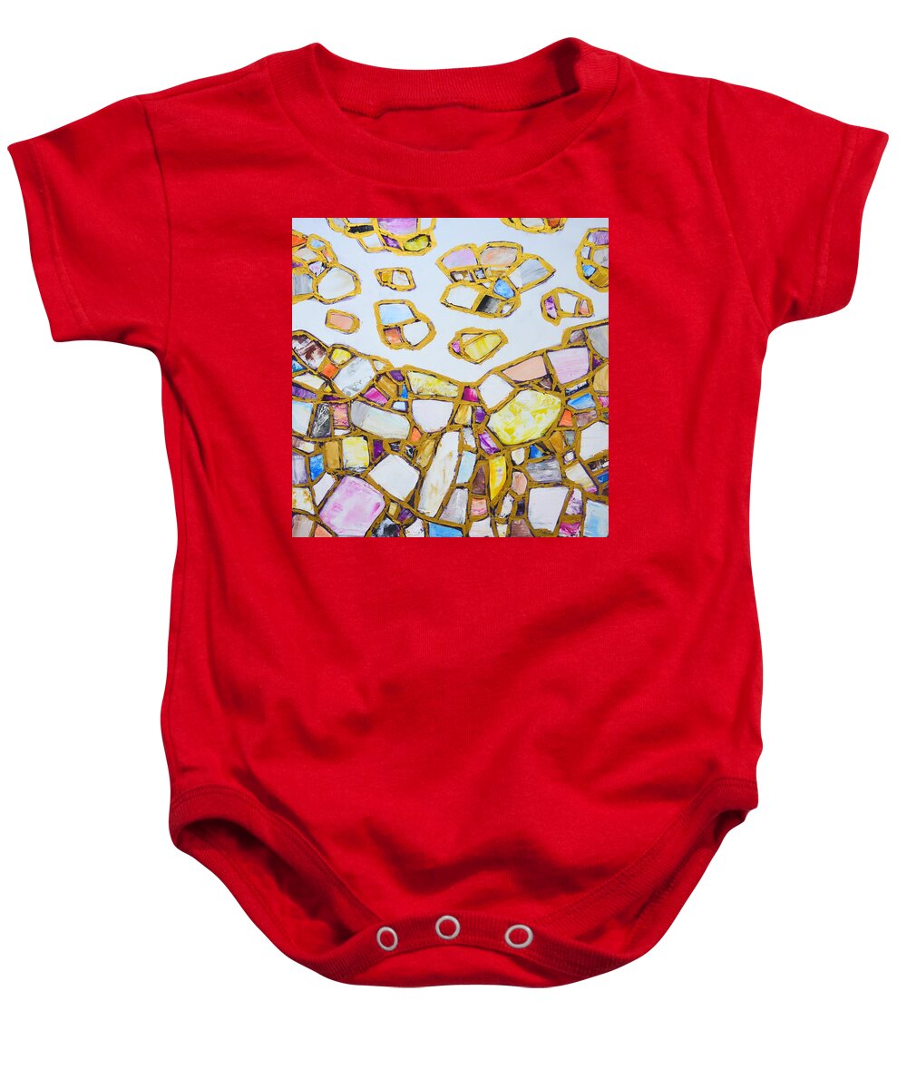 Stones Baby Onesie featuring the painting Morning by Iryna Kastsova
