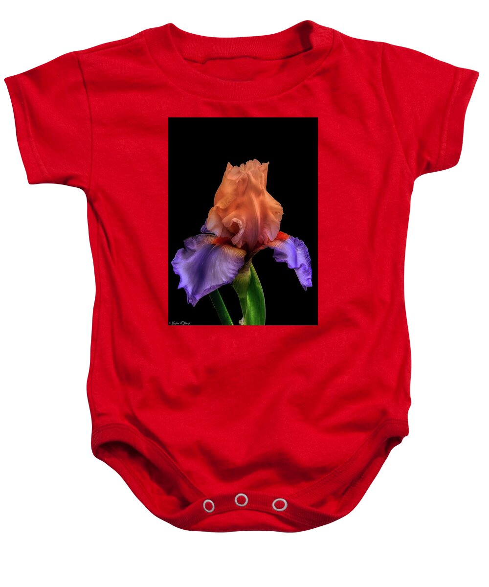 Sunset Baby Onesie featuring the photograph Multi-Color Iris by G Lamar Yancy