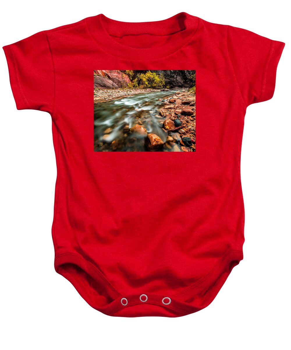 2013 Baby Onesie featuring the photograph Narrows by Edgars Erglis