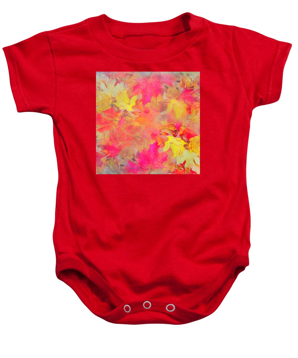 Leaves Baby Onesie featuring the photograph Painterly Autumn Leaves by Aimee L Maher ALM GALLERY