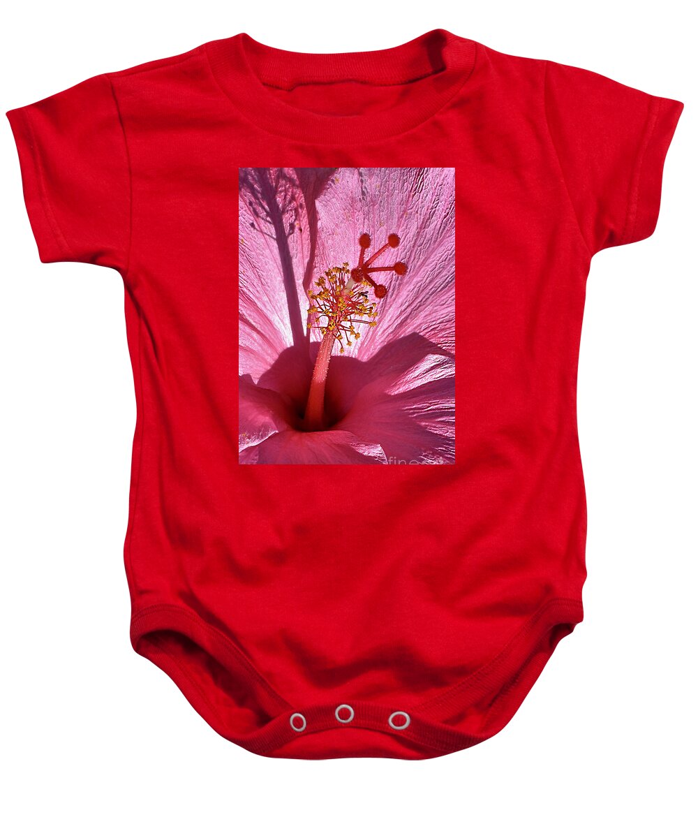 Hibiscus Baby Onesie featuring the photograph Southwind Hibiscus 2021 by Ron Long