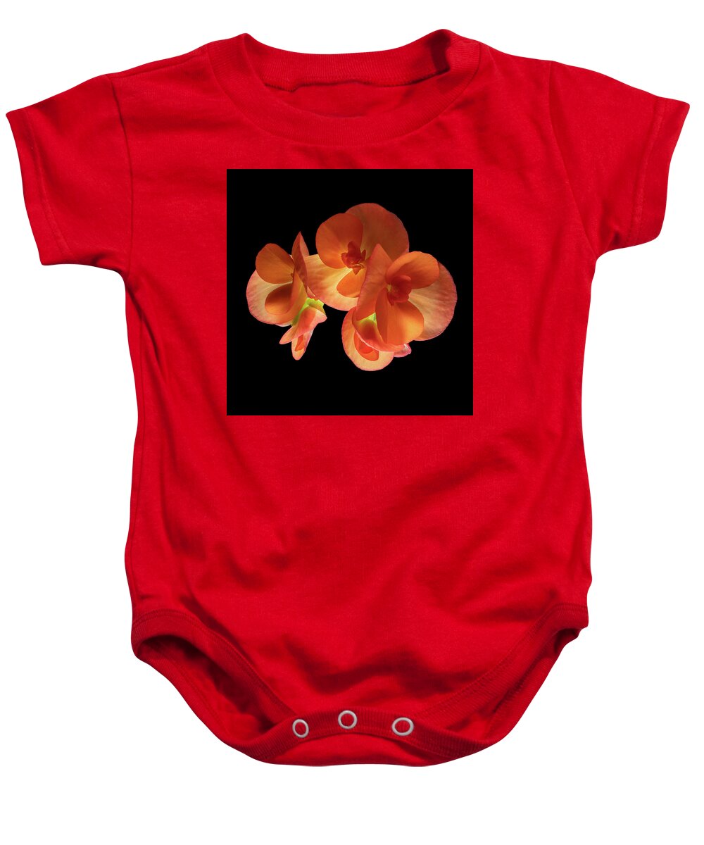 Rudyard Kipling Quotes Baby Onesie featuring the photograph Orange and Black by Kevin Suttlehan