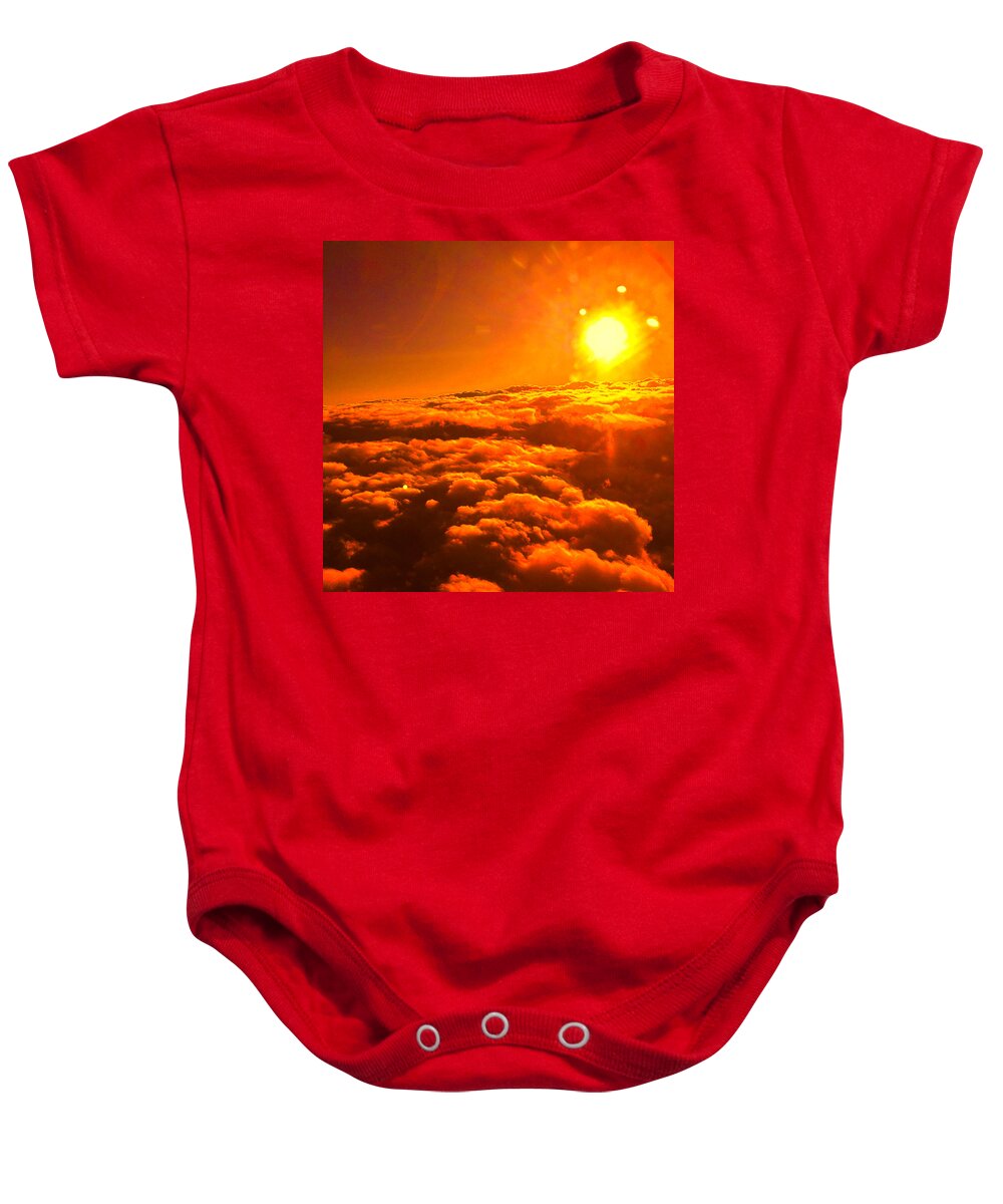 Sunrise Baby Onesie featuring the photograph Sunrise at sunset by Trevor A Smith