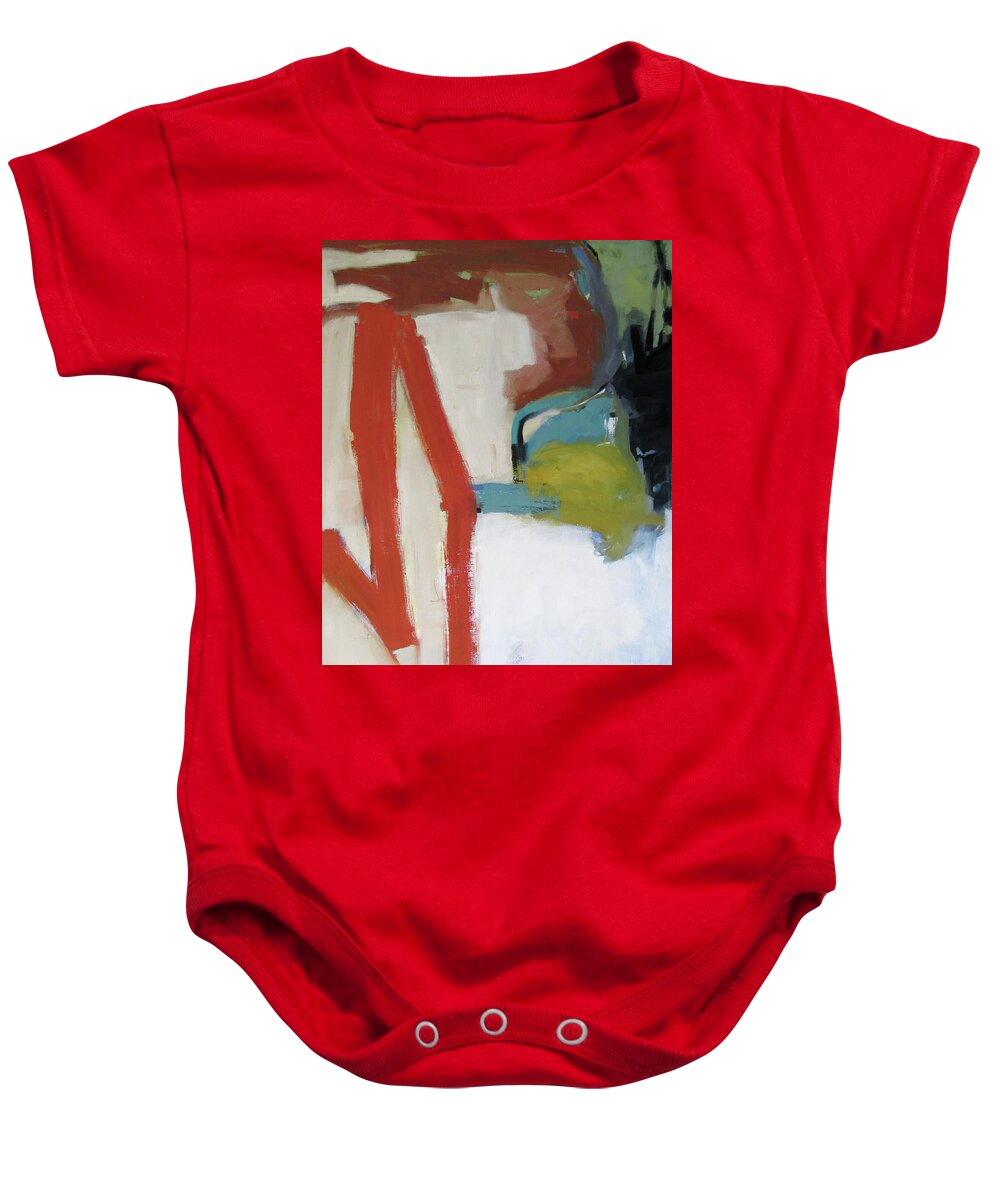 The Mark Baby Onesie featuring the painting The Mark by Chris Gholson